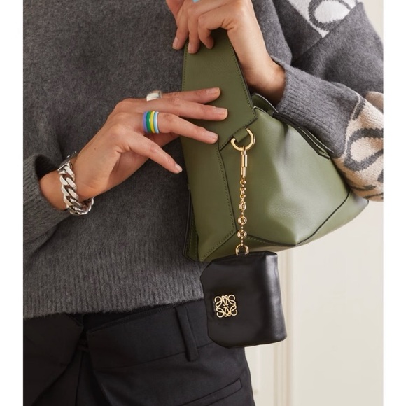 Loewe Puffer Goya Leather Bag Charm - Picture 3 of 6